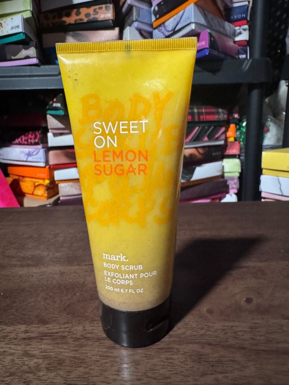Avon Mark Lemon Sugar body scrub 6.7 Fl oz *2014